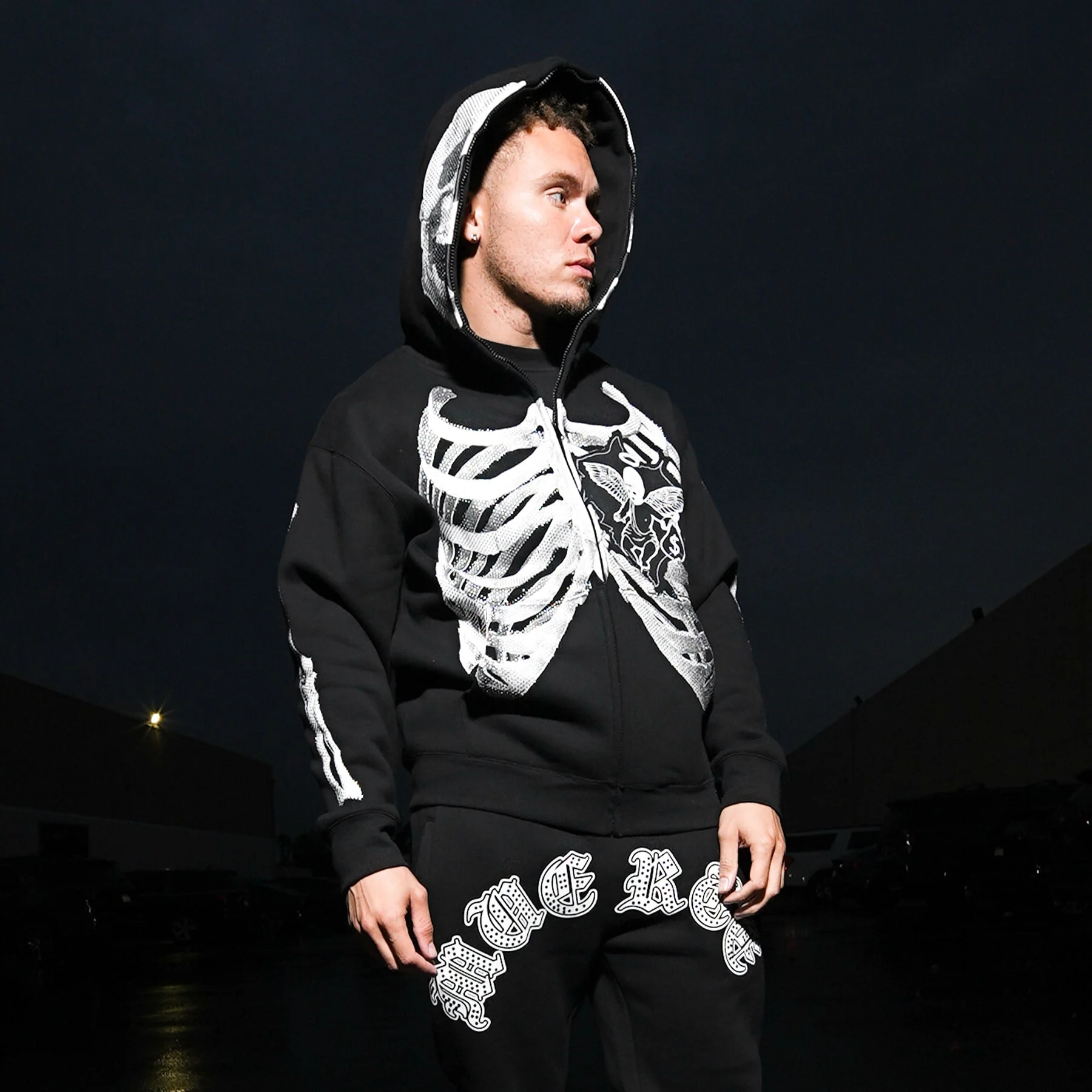 T3 HM Angel Cage Full Zip Hoodie - Image 4
