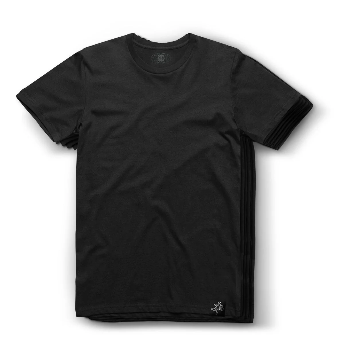 7-Pack - Black Tee - Basic - Image 4