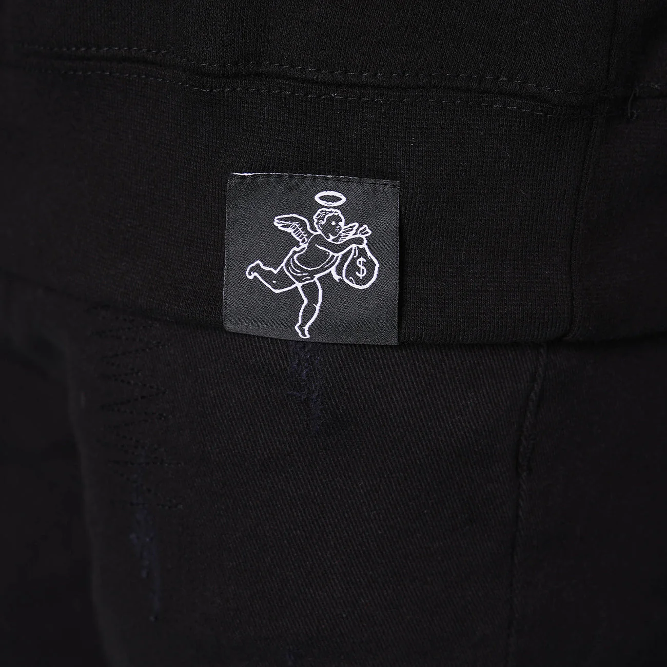 AJ11 GET MONEY MASK CHENILLE PATCH Hoodie - HW - Image 3