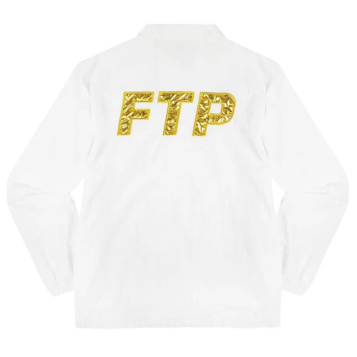 FTP 10 Year Anniversary Coaches Jacket- White - Image 2
