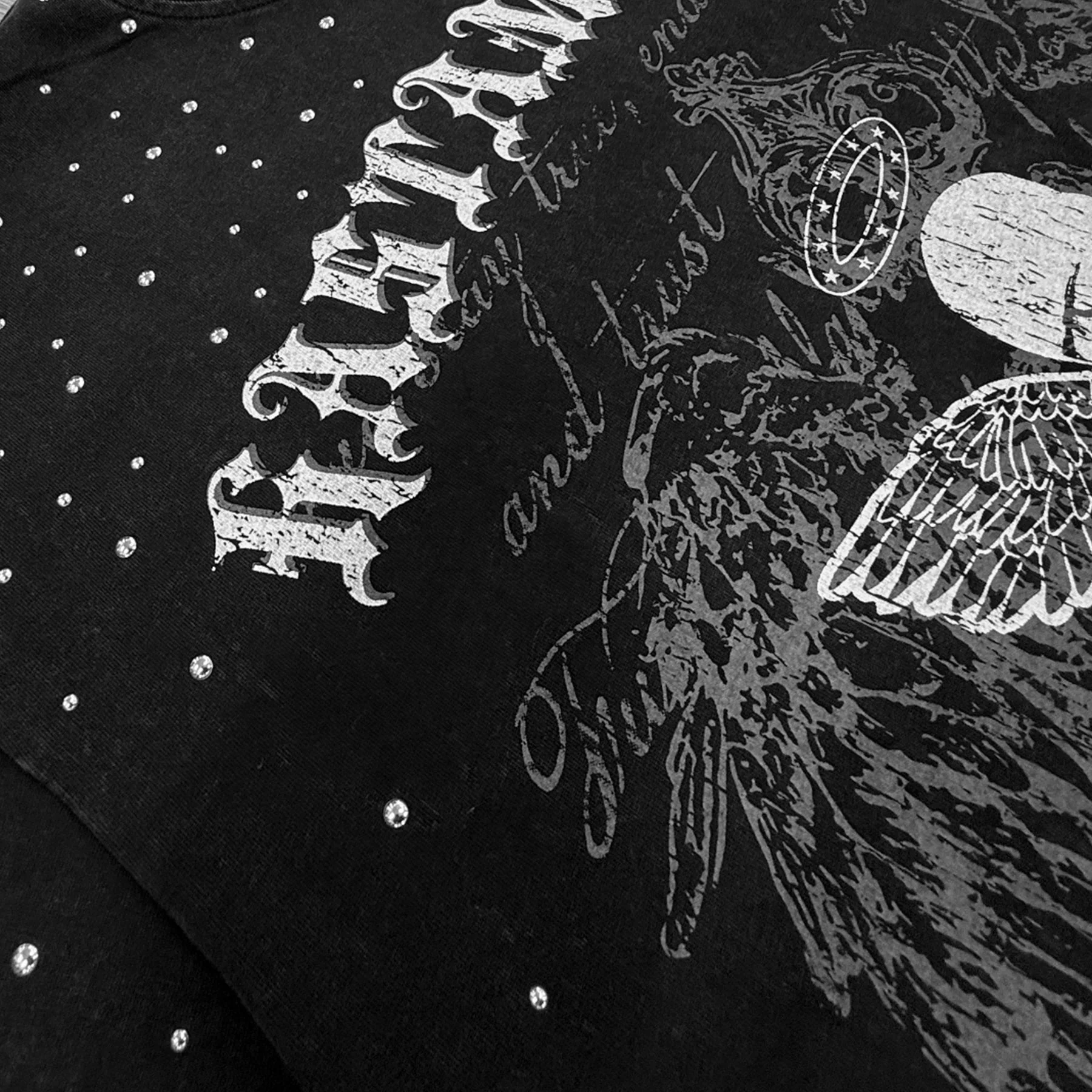 Guardians Wings - Black Tee - Image 2