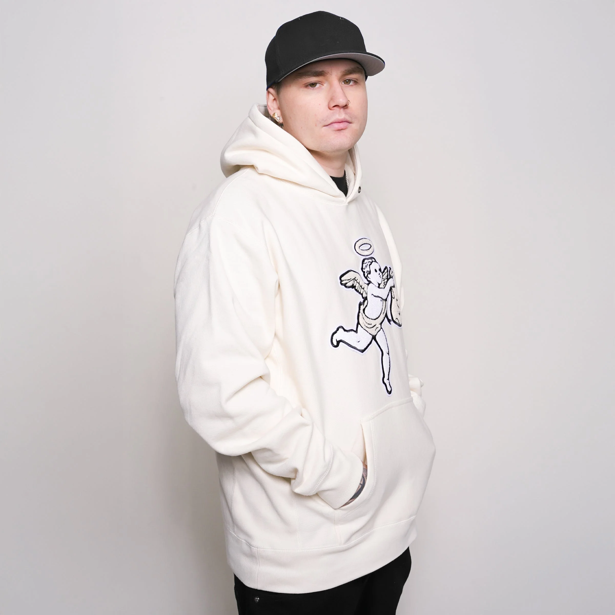 Halo Angel Chenille Hoodie - Image 3