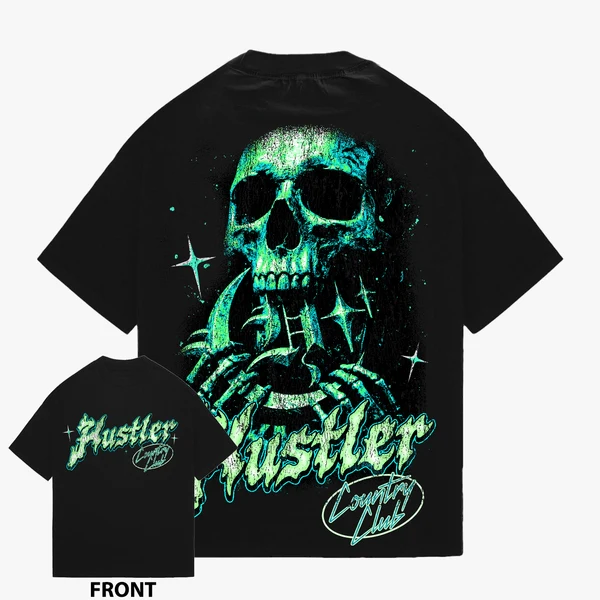 HCC - Bite Down - Black Tee - Image 2
