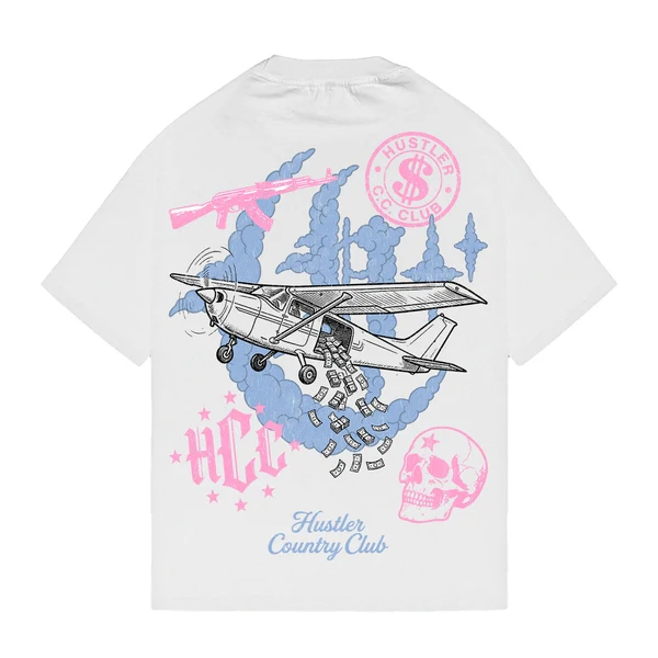 HCC - Fly Over - White Tee - Image 3