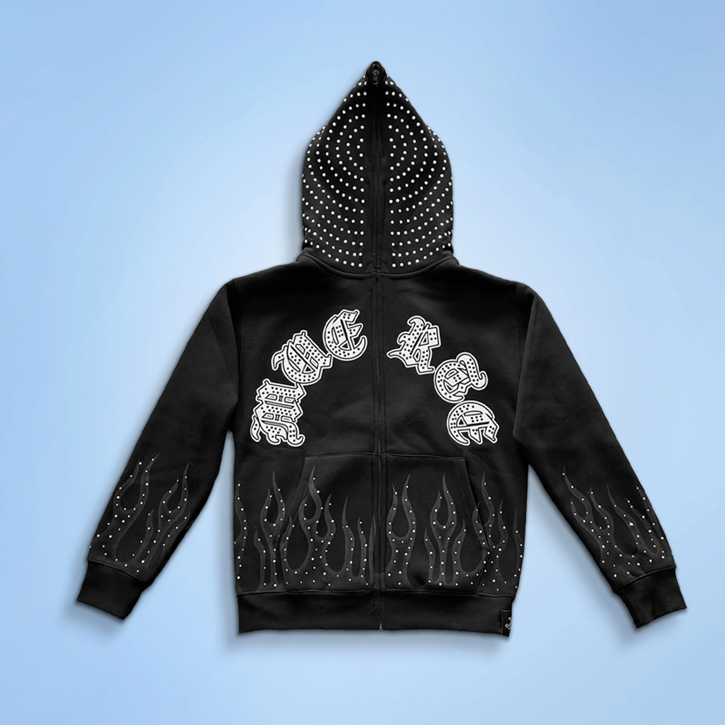 HM Flame Stone Zip Hoodie - Image 6