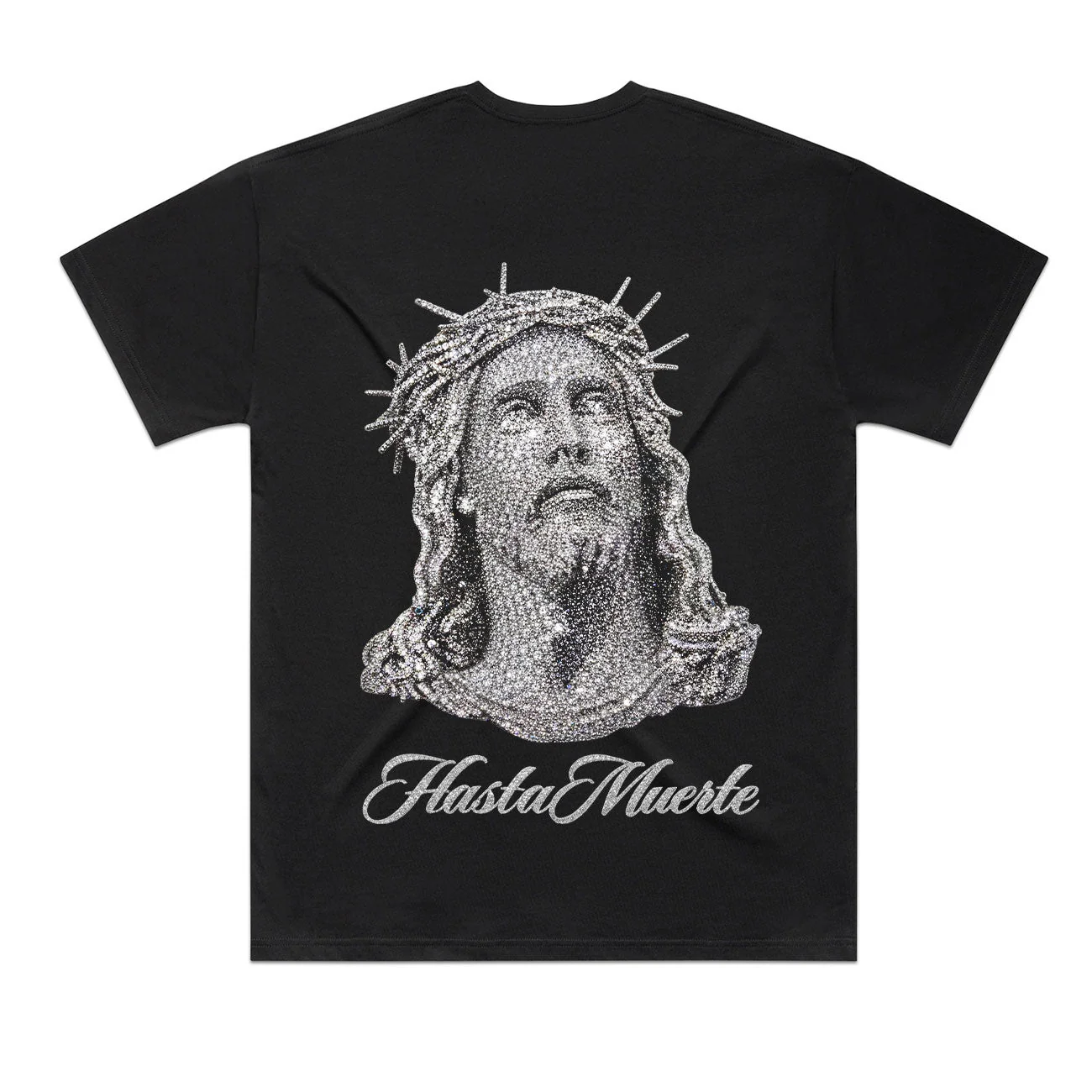 HM Jesus Pendant F/B - BLACK TEE - Image 2