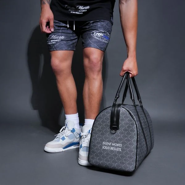 HM MM Pattern Duffle Bag - Image 15