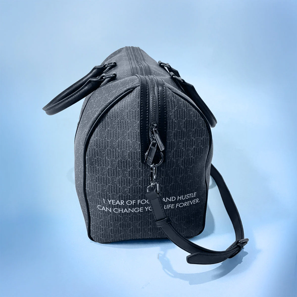 HM MM Pattern Duffle Bag - Image 5