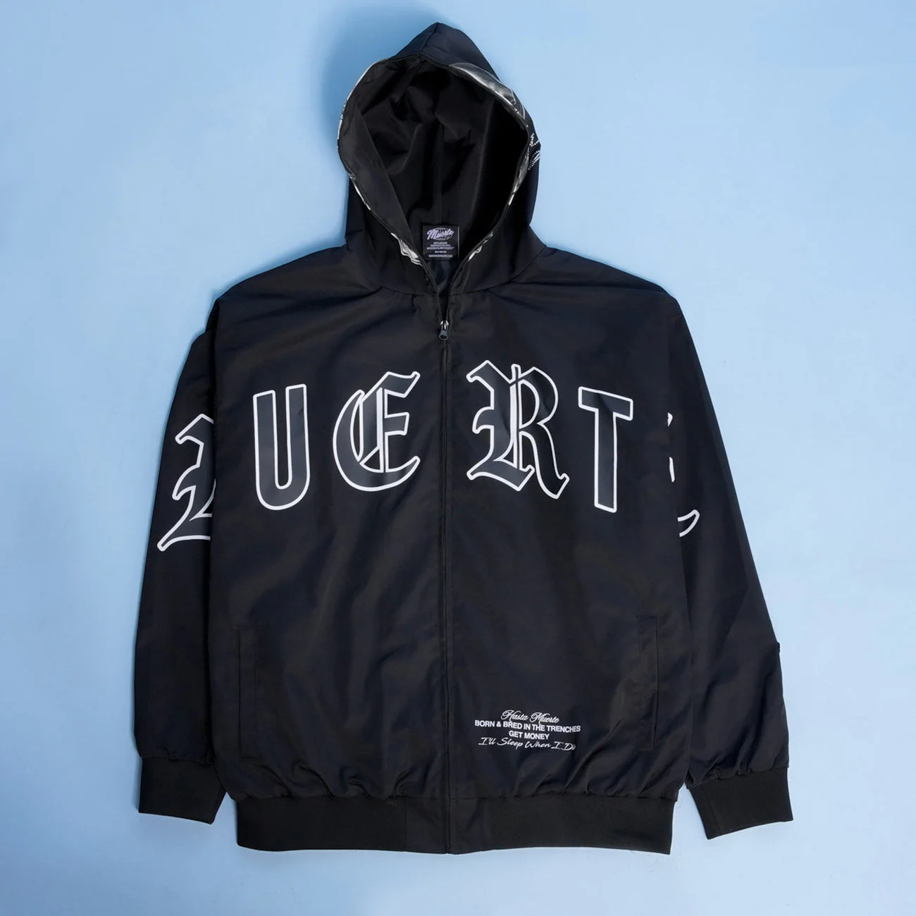 HM Skull Full Zip Windbreaker Jacket - Image 2