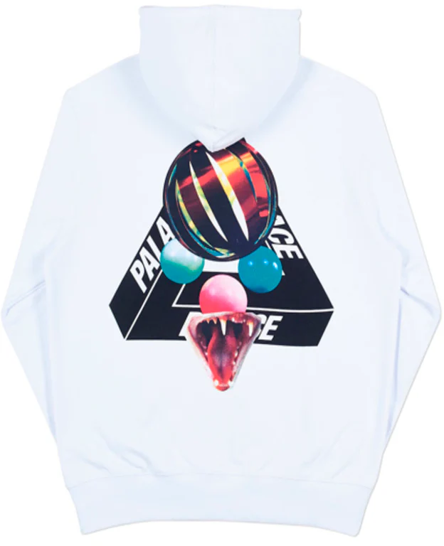 Palace Sans Ferg Hood- White - Image 2