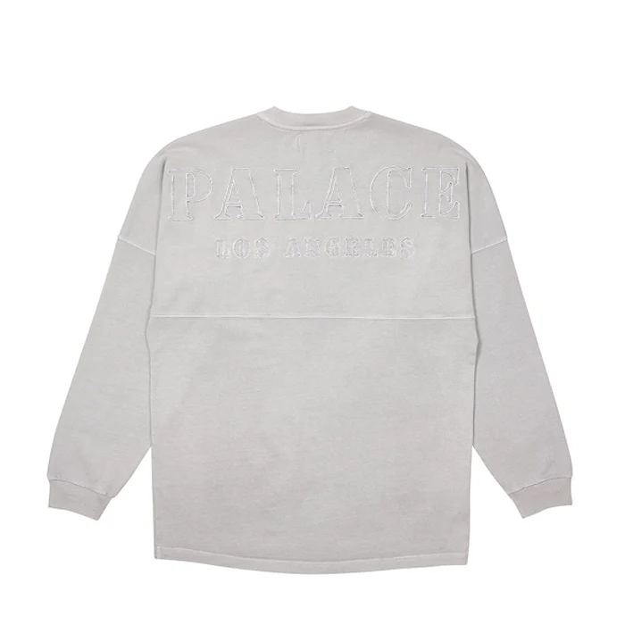 Palace Shop Drop Shoulder Los Angeles L/S- Stone - Image 2