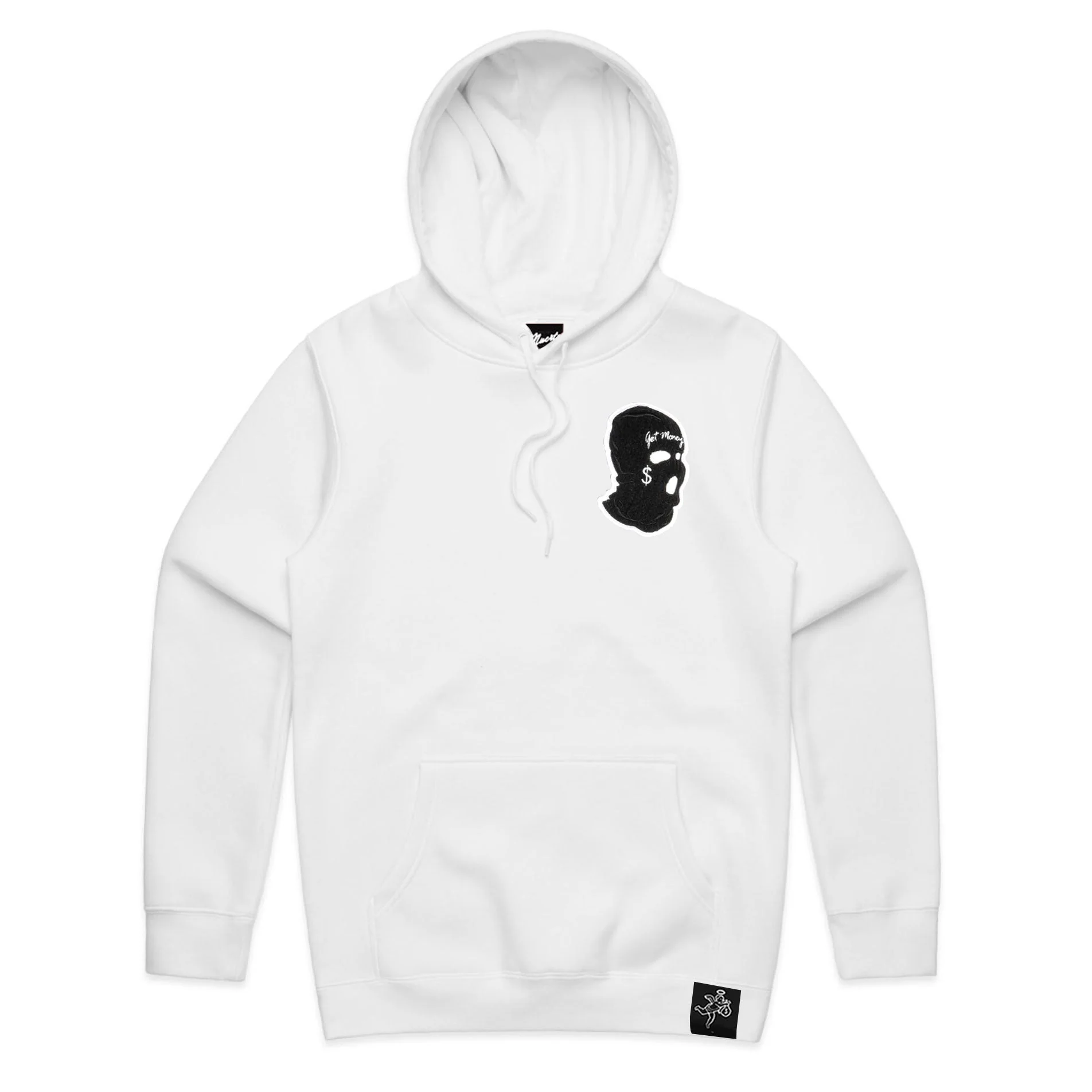 Ski Mask Chenille Patch Hoodie - HW - Image 4